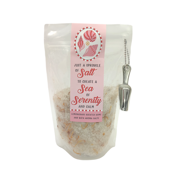 BATH AND HOME AROMA CRYSTALS 550G SEASIDE RESORT LEMONGRASS
