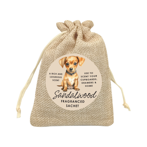 FRAGRANCE SACHET NATURAL SANDALWOOD SCENTED DAXIE