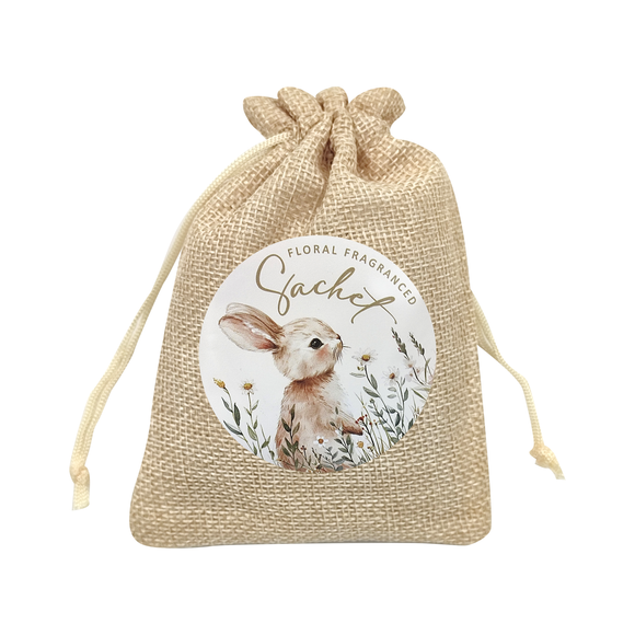 FRAGRANCE SACHET NATURAL BUNNY FLORAL SCENTED