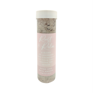 BATH AND HOME AROMA CRYSTALS 275G PINK REST AND RELAX