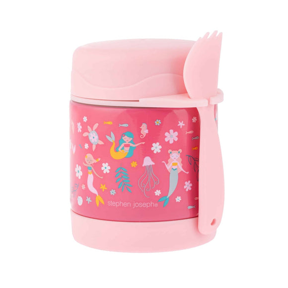 HOT/COLD SNACK CONTAINERS WITH FORK MERMAID