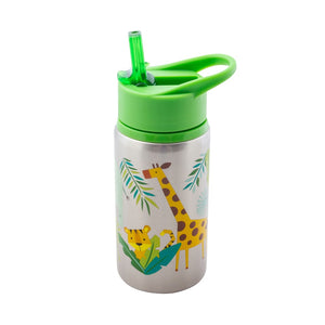 STAINLESS STEEL FLIP TOP BOTTLE WILD ANIMALS