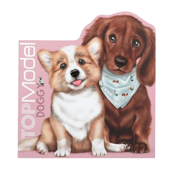 TM COLOURING BOOK DOGGY WITH STICKERS