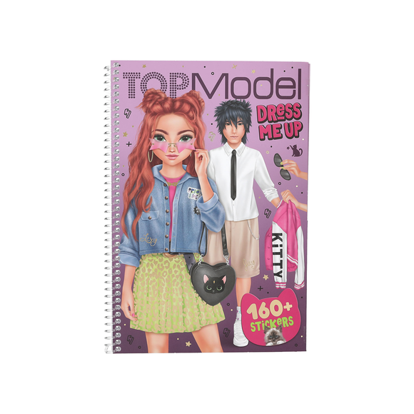TM DRESS ME UP BIG REBEL KITTY STICKERS