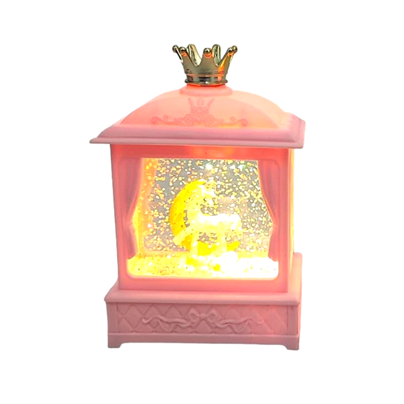 UNICORN WATER FEATURE WITH LED LIGHTS, GLITTER AND MUSIC