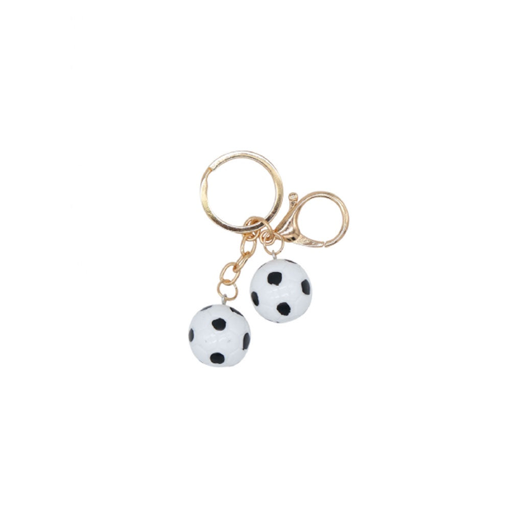 KEYRING DOUBLE SOCCER BALL