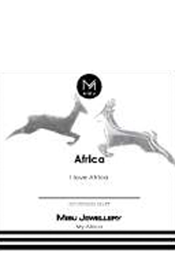 EARRING SILVER SPRINGBUCK STUD