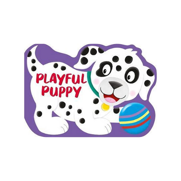 BOOK ANIMAL SHAPED PLAYFUL PUPPY