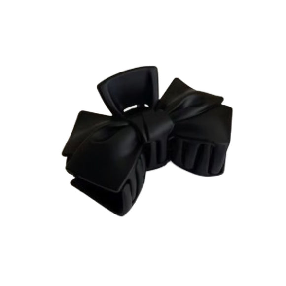 HAIR GRIP CURVE BLACK WITH BOW