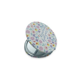 MIRROR COMPACT ROUND 7CM ASSORTED PASTEL DESIGNS