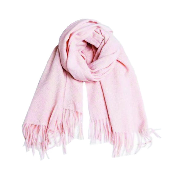 WINTER SCARF VARIGATED LIGHT PINK