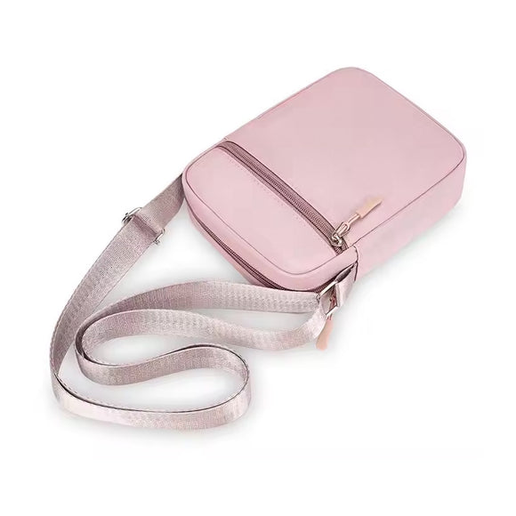 BAG MOBILE ON THE GO PLAIN LIGHT PINK