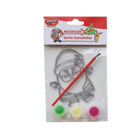 XMAS MAKE YOUR OWN SANTA SUNCATCHER