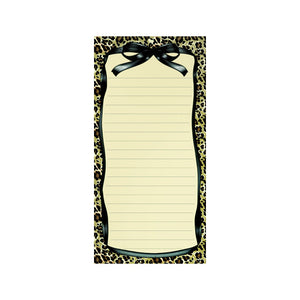 LIST PAD  LEOPARD BOWTIQUE