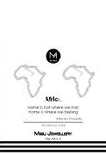 EARRING SILVER OPEN AFRICA STUD