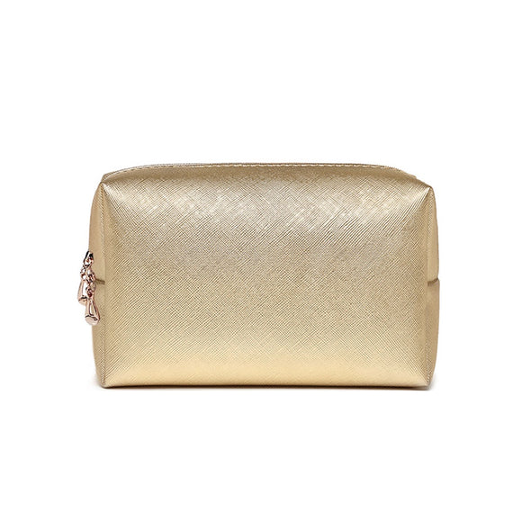 COSMETIC BAG VINTAGE GOLD