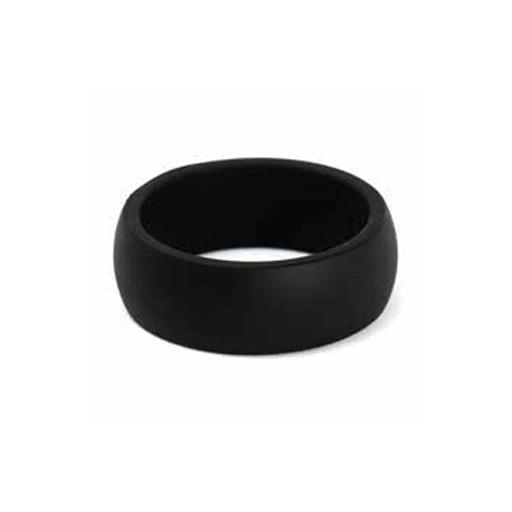SILICONE RING BLACK SIZE 08