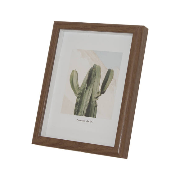 FRAME BALI WOOD WITH INSET  PHOTO 22 X 17CM