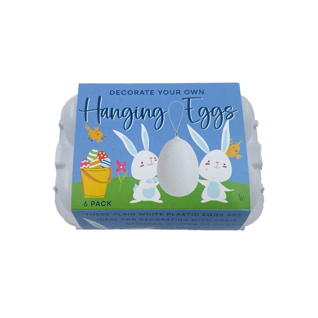 HANGING EGGS 6PC SET IN CARTON DECORATE YOUR OWN