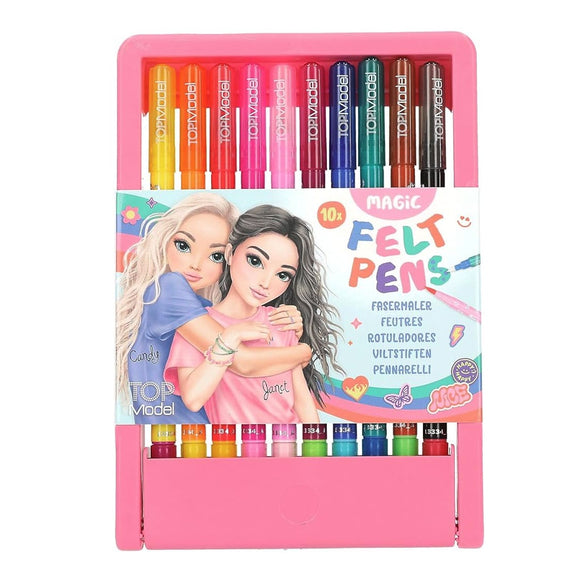 TM FELT PEN SET DOUBLE SIDED BRIGHT
