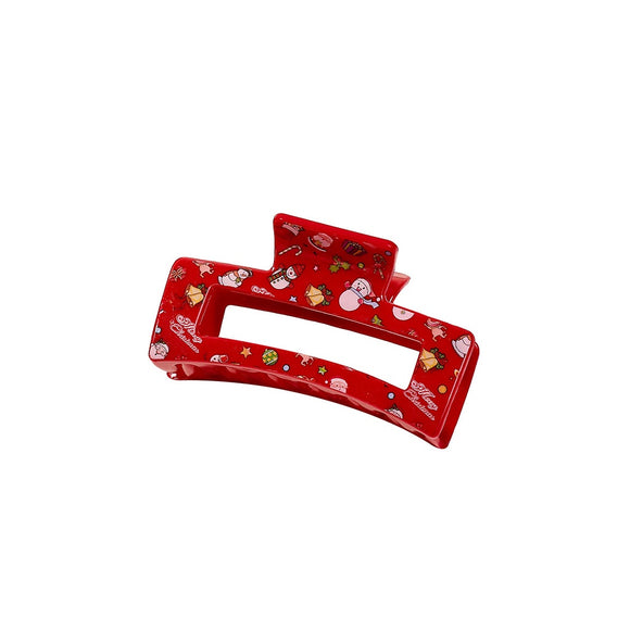 XMAS HAIR GRIP FESTIVE RED