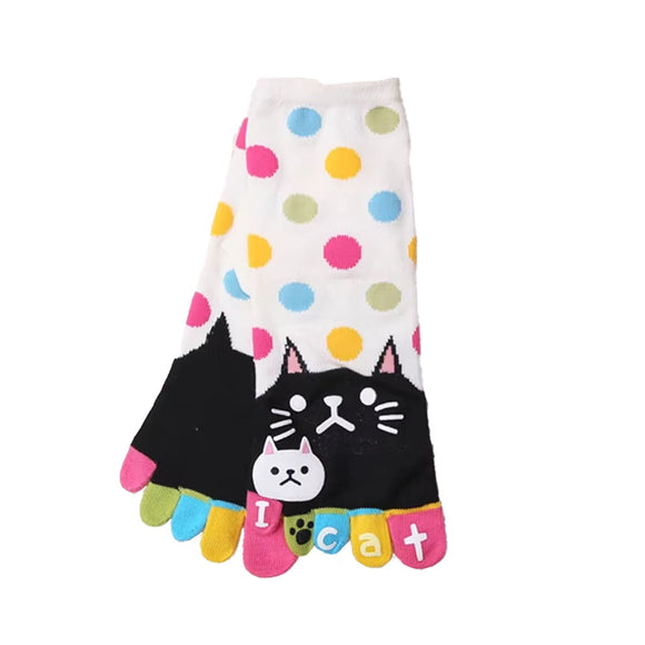 SOCKS KIDS WITH COLOURFUL CAT TOES