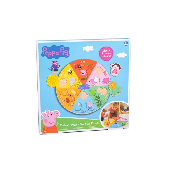 PUZZLE SHAPE SORTING PEPPA PIG