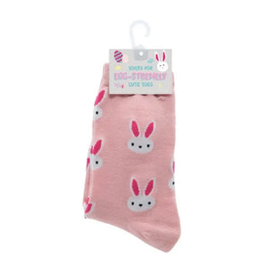 SOCKS PINK WITH BUNNY FACES