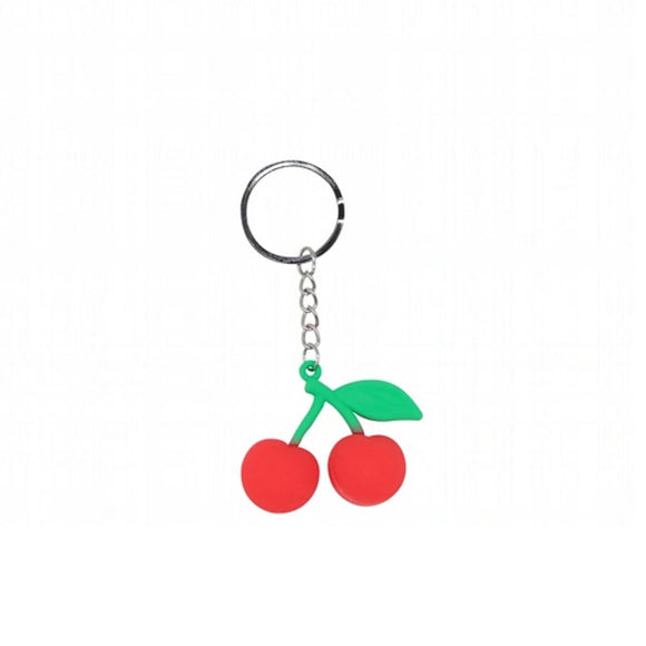 KEYRING CHERRY RED AND GREEN
