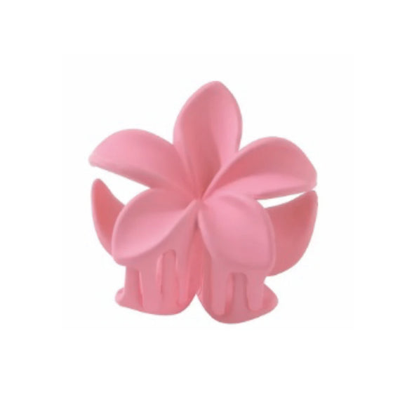 HAIR GRIP LARGE MATT FRANGIPANI BALLET PINK