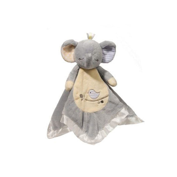 DOUDOU WITH TEETHER GREY ELEPHANT