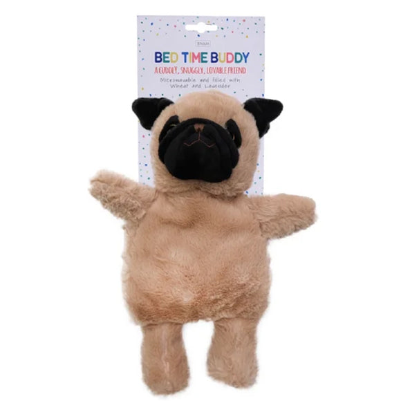 WHEAT PILLOW PLUSH SNUGGLE DOGGIE BROWN
