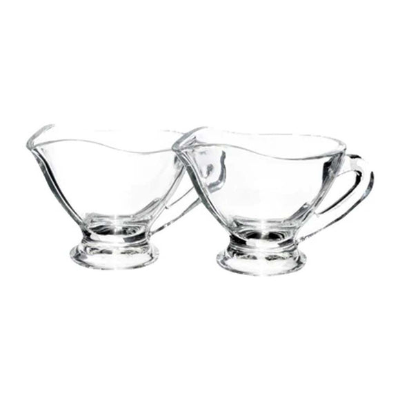 MINI GLASS SAUCE BOAT