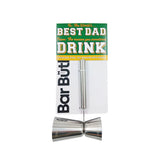 TOT MEASURE WITH HANDLE STAINLESS STEEL 25ML / 50ML
