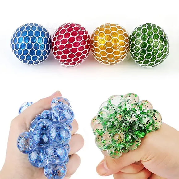 MESH BALL GLITTER ASSORTED