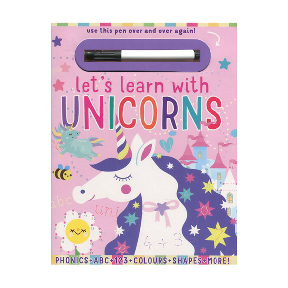 BOOK LET'S LEARN WITH UNICORNS