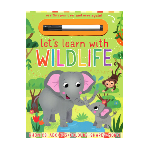 BOOK LET'S LEARN WITH WILD LIFE