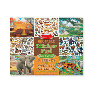 STICKER PAD REUSABLE PREHISTORIC