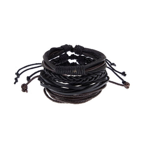 BRACELET 4 ROW ARMBANDS PU
