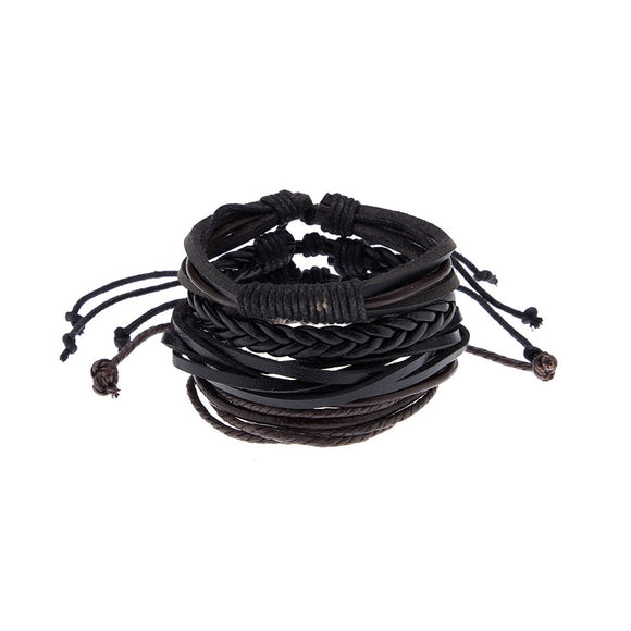 BRACELET 4 ROW ARMBANDS PU