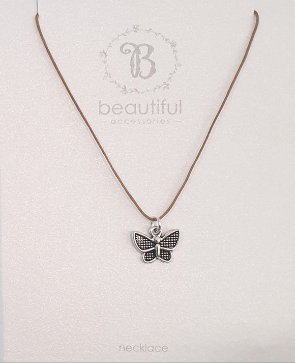 NECKLACE SILVER BUTTERFLY