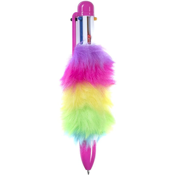 FLUFFY PEN 6 MULTI COLOUR