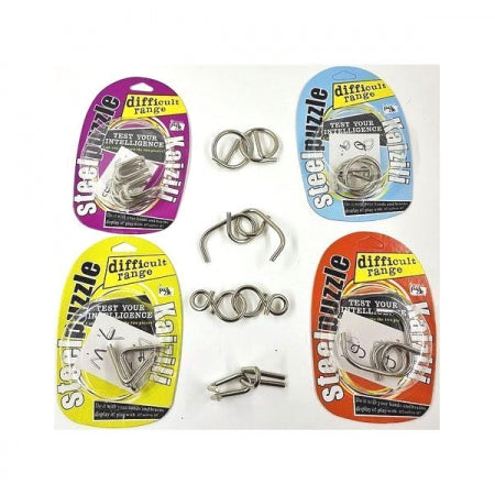 STEEL PUZZLE IN BLISTER PACK