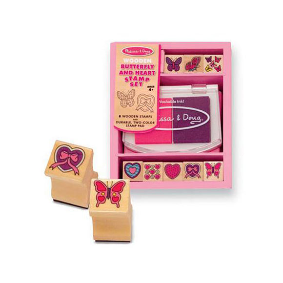 STAMP SET B/FLY AND HEART