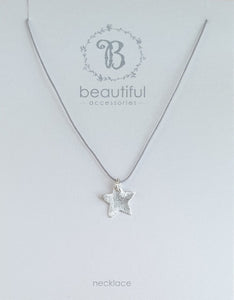 NECKLACE SILVER STAR