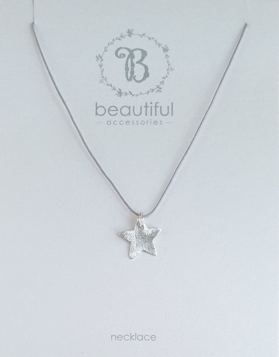 NECKLACE SILVER STAR