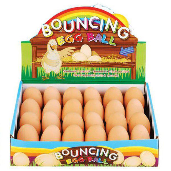 BOUNCING BROWN CHICKEN EGG