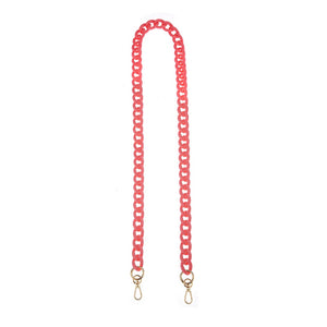 BAG CHAIN ACRYLIC PINK 2CM X 120CM