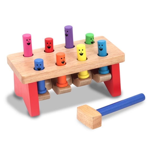 WOODEN POUNDING BENCH DELUXE