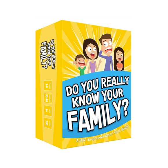 GAME DO YOU REALLY KNOW YOUR FAMILY?